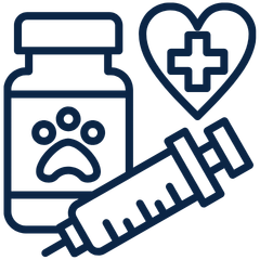 Symbol Reproduktionsmedizin blau